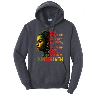 Juneteenth Shirts Afro American Black Women Black History Tall Hoodie