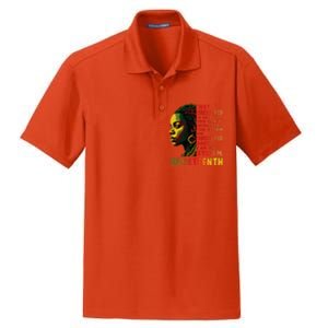 Juneteenth Shirts Afro American Black Women Black History Dry Zone Grid Polo