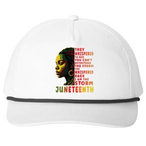 Juneteenth Shirts Afro American Black Women Black History Snapback Five-Panel Rope Hat