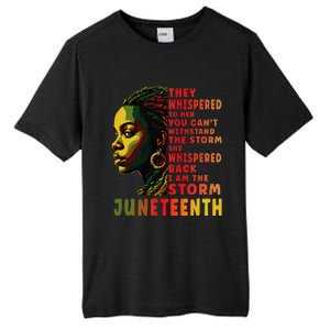 Juneteenth Shirts Afro American Black Women Black History Tall Fusion ChromaSoft Performance T-Shirt