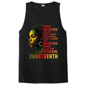 Juneteenth Shirts Afro American Black Women Black History PosiCharge Competitor Tank