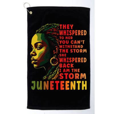 Juneteenth Shirts Afro American Black Women Black History Golf Towel