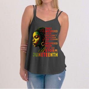 Juneteenth Shirts Afro American Black Women Black History Women's Strappy Tank