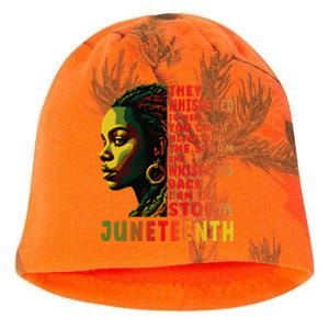 Juneteenth Shirts Afro American Black Women Black History Kati - Camo Knit Beanie