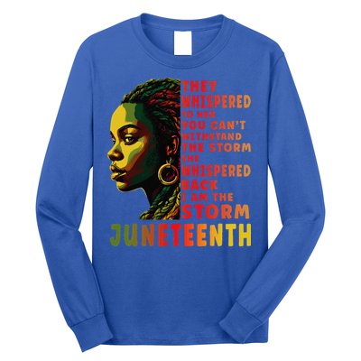 Juneteenth Shirts Afro American Black Women Black History Long Sleeve Shirt