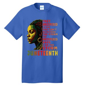 Juneteenth Shirts Afro American Black Women Black History Tall T-Shirt