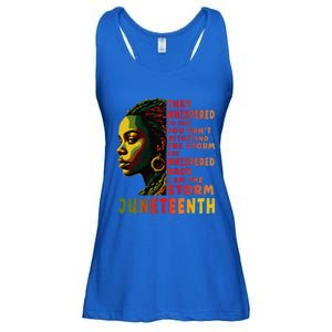 Juneteenth Shirts Afro American Black Women Black History Ladies Essential Flowy Tank