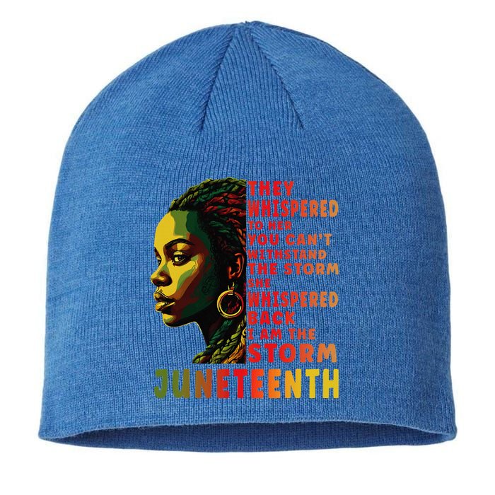 Juneteenth Shirts Afro American Black Women Black History Sustainable Beanie