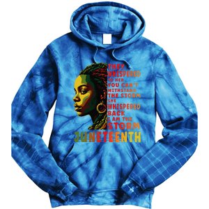 Juneteenth Shirts Afro American Black Women Black History Tie Dye Hoodie