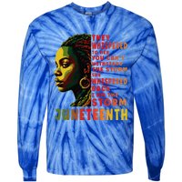 Juneteenth Shirts Afro American Black Women Black History Tie-Dye Long Sleeve Shirt