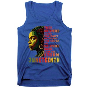 Juneteenth Shirts Afro American Black Women Black History Tank Top