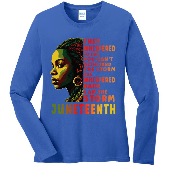 Juneteenth Shirts Afro American Black Women Black History Ladies Long Sleeve Shirt