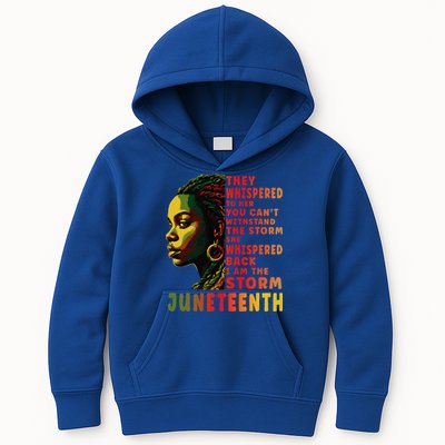 Juneteenth Shirts Afro American Black Women Black History Kids Hoodie