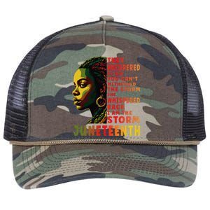 Juneteenth Shirts Afro American Black Women Black History Retro Rope Trucker Hat Cap