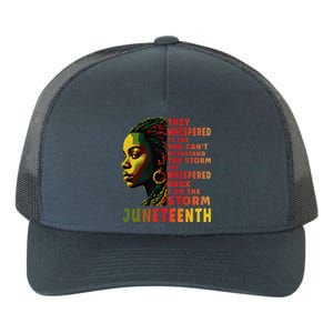 Juneteenth Shirts Afro American Black Women Black History Yupoong Adult 5-Panel Trucker Hat