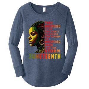 Juneteenth Shirts Afro American Black Women Black History Women's Perfect Tri Tunic Long Sleeve Shirt