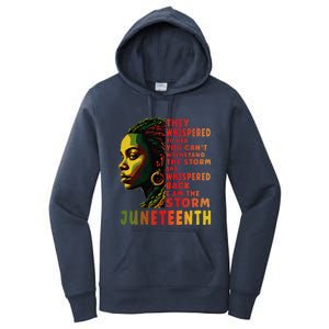 Juneteenth Shirts Afro American Black Women Black History Women's Pullover Hoodie