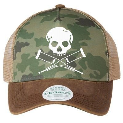 Jackass Skull And Crutches Legacy Tie Dye Trucker Hat
