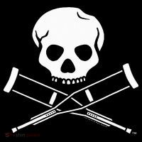 Jackass Skull And Crutches Sustainable Bucket Hat