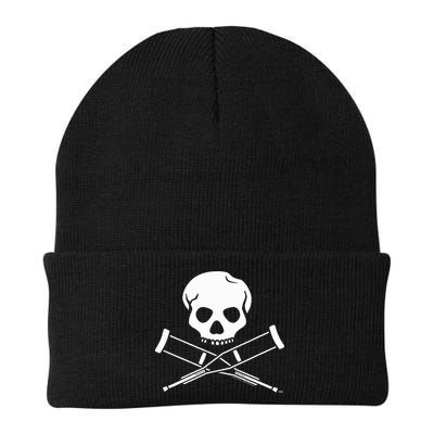 Jackass Skull And Crutches Beanie