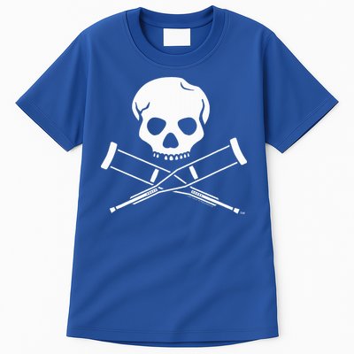 Jackass Skull And Crutches Tall T-Shirt