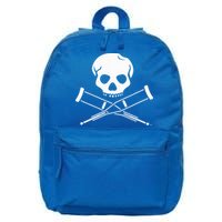 Jackass Skull And Crutches 16 in Basic Backpack