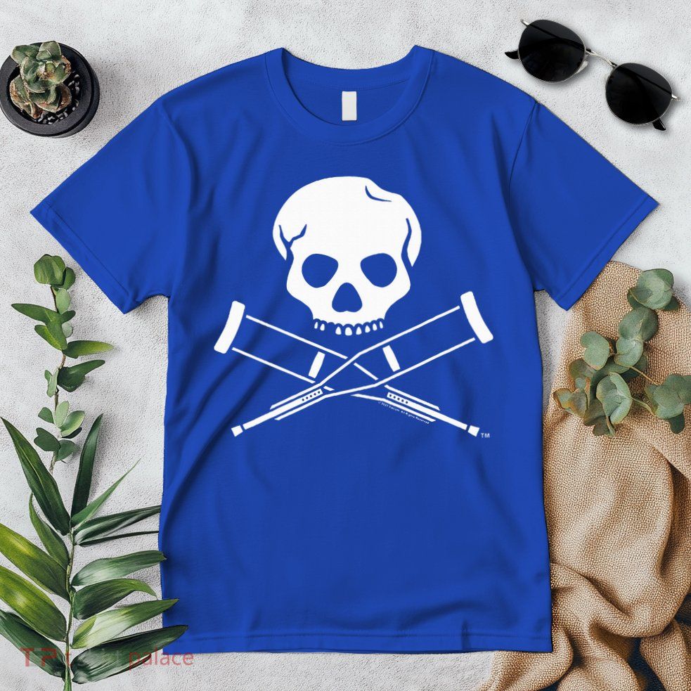 Jackass Skull And Crutches Premium T-Shirt