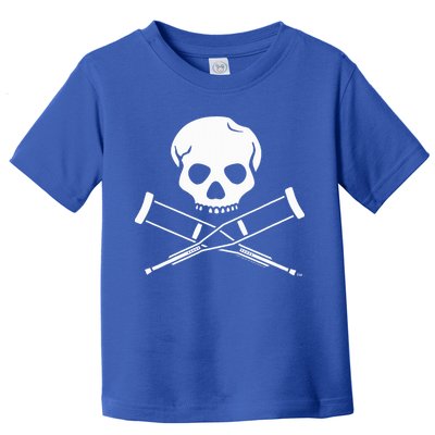 Jackass Skull And Crutches Toddler T-Shirt