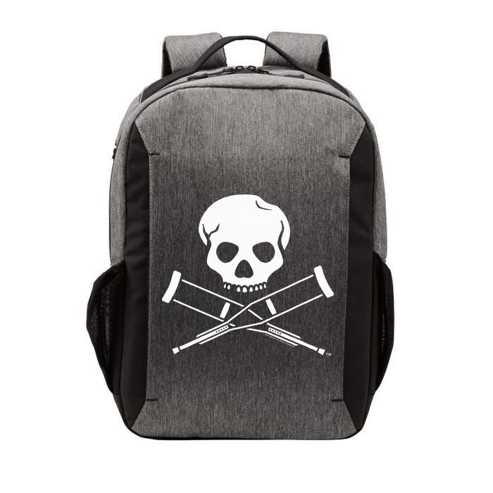 Jackass Skull And Crutches Vector Backpack