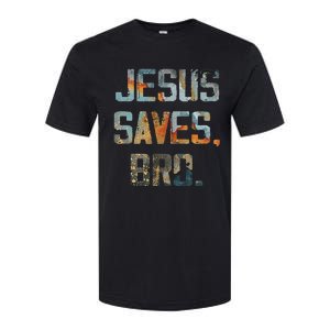 Jesus Saves Bro Christian Softstyle CVC T-Shirt