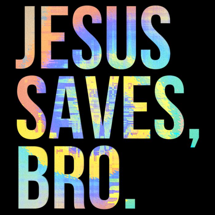 Jesus Saves Bro Pro Christian Religious Believer TieDye Backpack