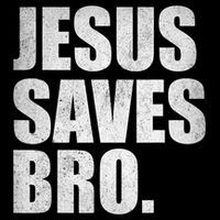 Jesus Saves Bro Vintage Christian Religion Doggie Tank