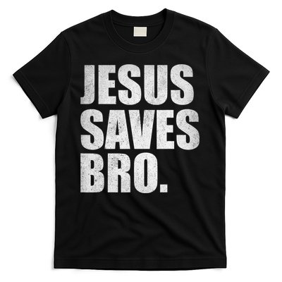 Jesus Saves Bro Vintage Christian Religion T-Shirt