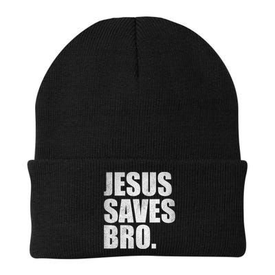 Jesus Saves Bro Vintage Christian Religion Beanie