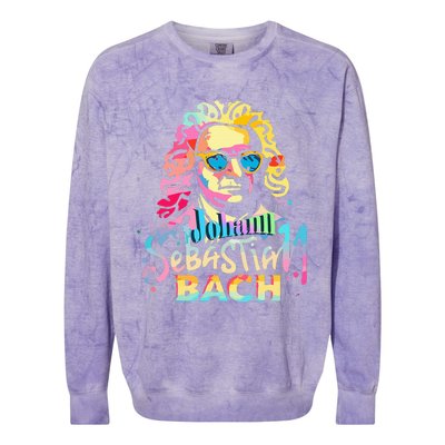 Johann Sebastian Bach Composer Classical Music Colorblast Crewneck Sweatshirt