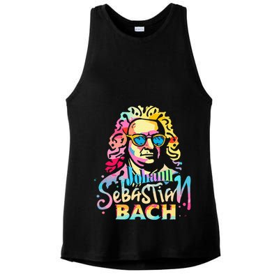 Johann Sebastian Bach Composer Classical Music Ladies PosiCharge Tri-Blend Wicking Tank