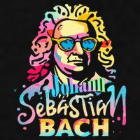 Johann Sebastian Bach Composer Classical Music Ladies PosiCharge Tri-Blend Wicking Tank