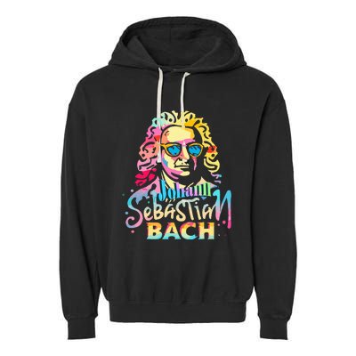 Johann Sebastian Bach Composer Classical Music Garment-Dyed Fleece Hoodie