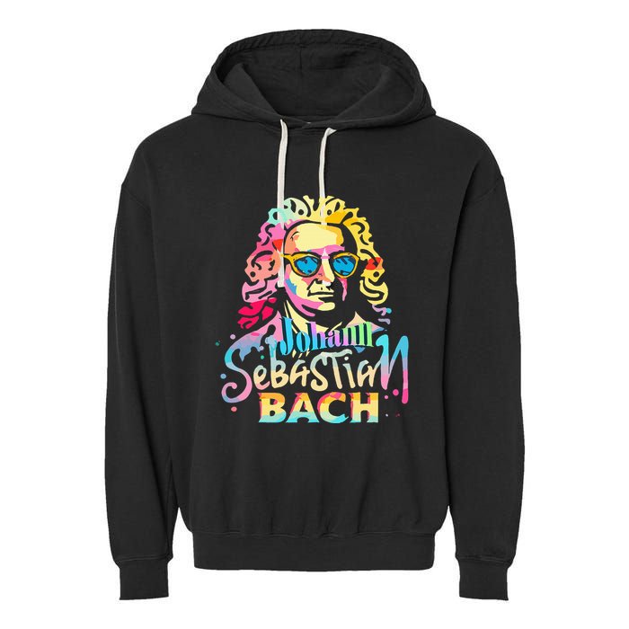 Johann Sebastian Bach Composer Classical Music Garment-Dyed Fleece Hoodie