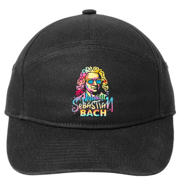 Johann Sebastian Bach Composer Classical Music 7-Panel Snapback Hat