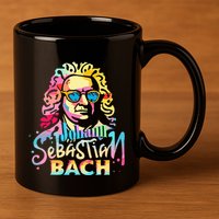Johann Sebastian Bach Composer Classical Music 11oz C Handle Ceramic Mug