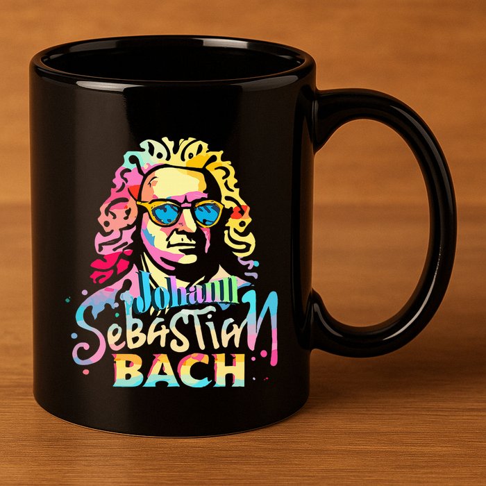 Johann Sebastian Bach Composer Classical Music 11oz C Handle Ceramic Mug