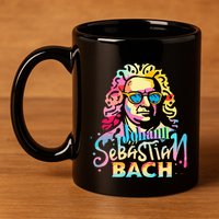 Johann Sebastian Bach Composer Classical Music 11oz C Handle Ceramic Mug