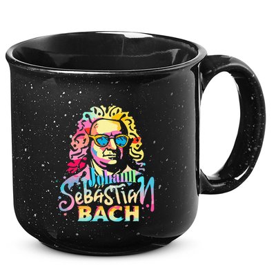 Johann Sebastian Bach Composer Classical Music 15oz Campfire Ceramic Mug