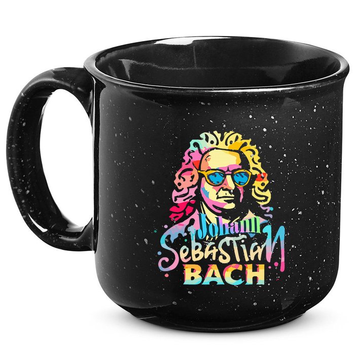 Johann Sebastian Bach Composer Classical Music 15oz Campfire Ceramic Mug