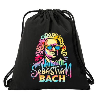 Johann Sebastian Bach Composer Classical Music Drawstring Bag