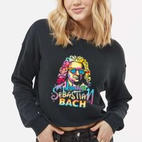 Johann Sebastian Bach Composer Classical Music Cropped Pullover Crew