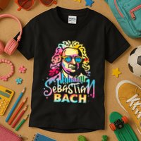 Johann Sebastian Bach Composer Classical Music Kids T-Shirt