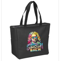 Johann Sebastian Bach Composer Classical Music Zip Tote Bag
