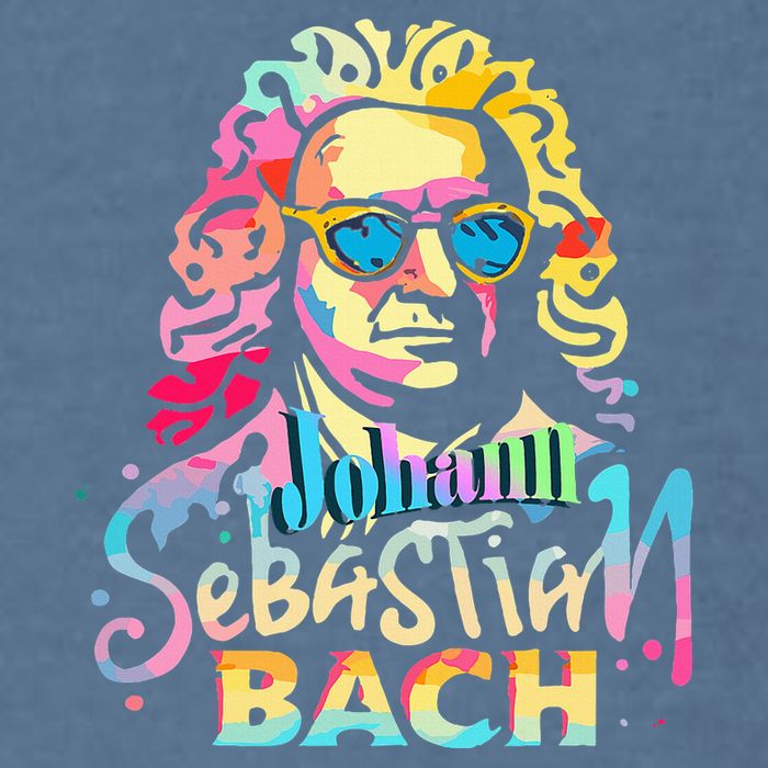 Johann Sebastian Bach Composer Classical Music Garment-Dyed Sweatshirt